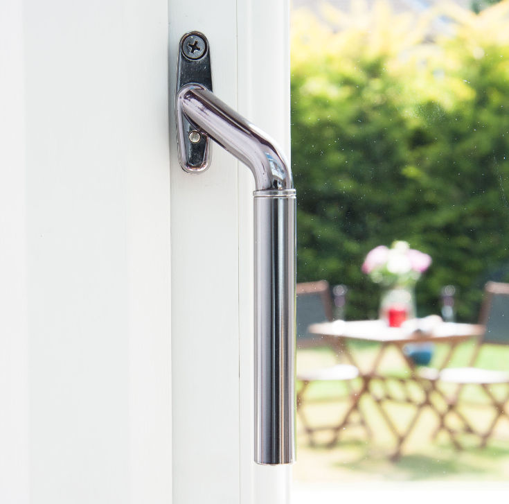 Window handles for sale in the UK - gunmetal teardrop